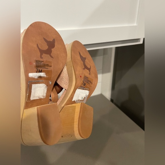 Anthropologie Gee Wawa handmade leather Wooden Clogs - Picture 6 of 8